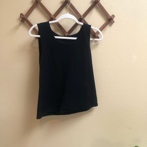 Simple black tank top
